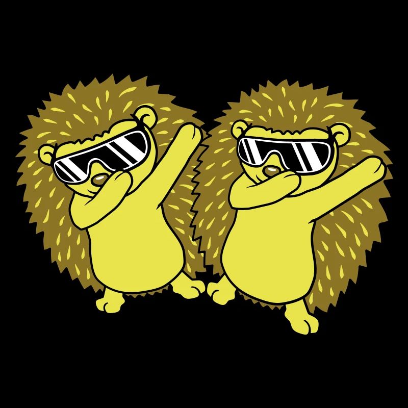 Amis Équipe dabbing Hedgehog