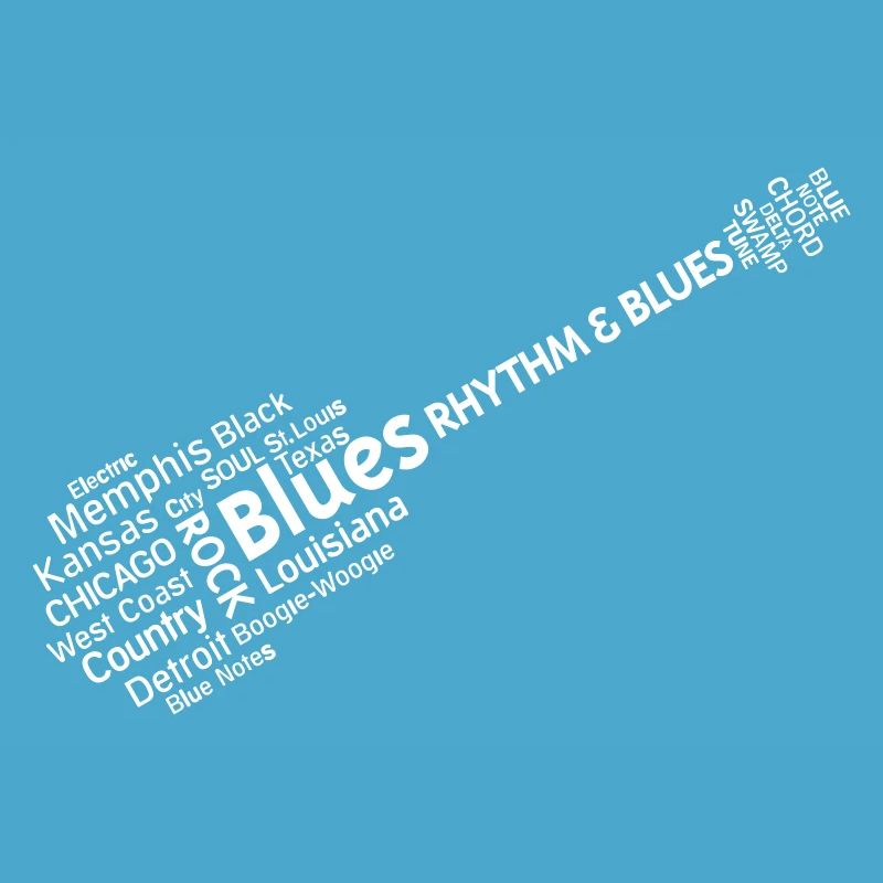 Blues tag cloud