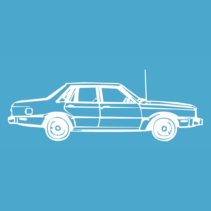 Auto mit einer Antenne