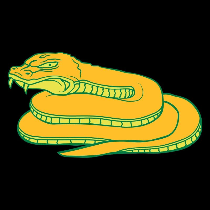 Conception de serpent dangereux maléfique