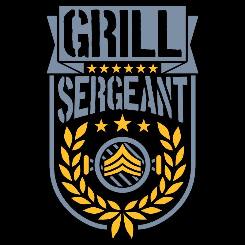 Grill Sergeant Laurel Wreath Barbecue