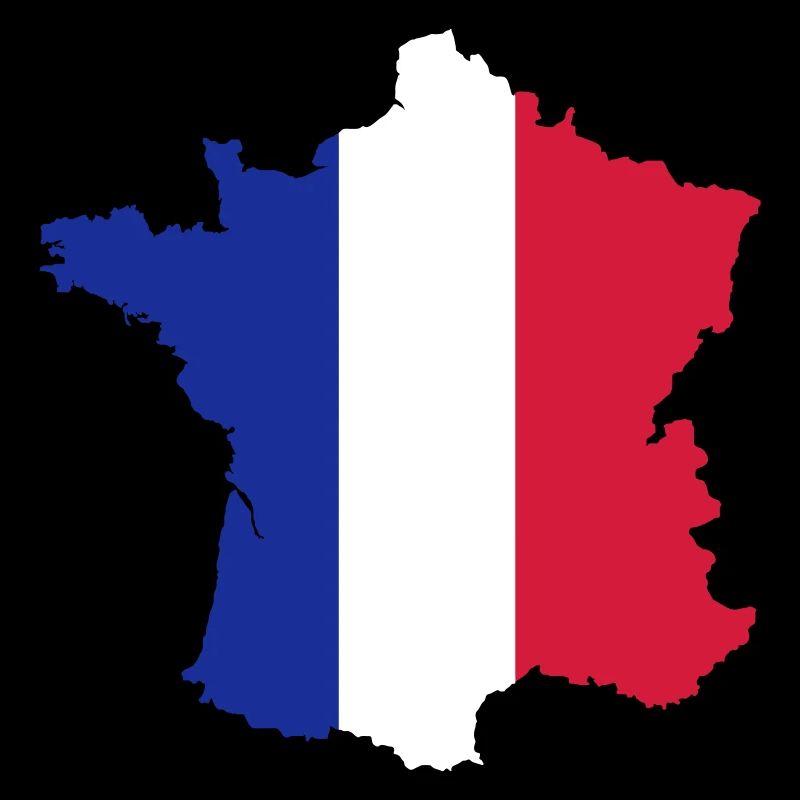 France carte drapeau 3