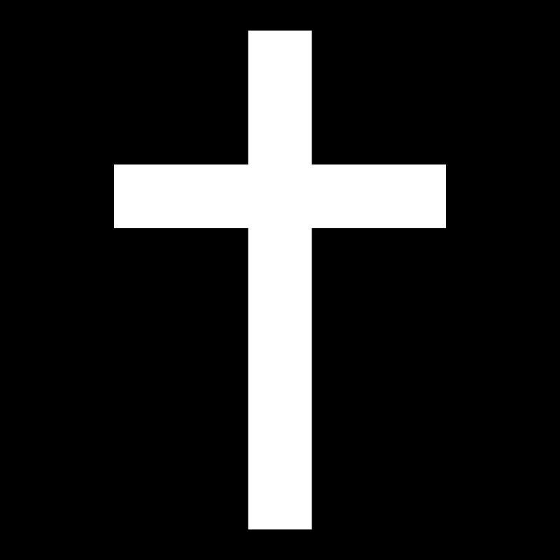 Croix chrétienne de jésus