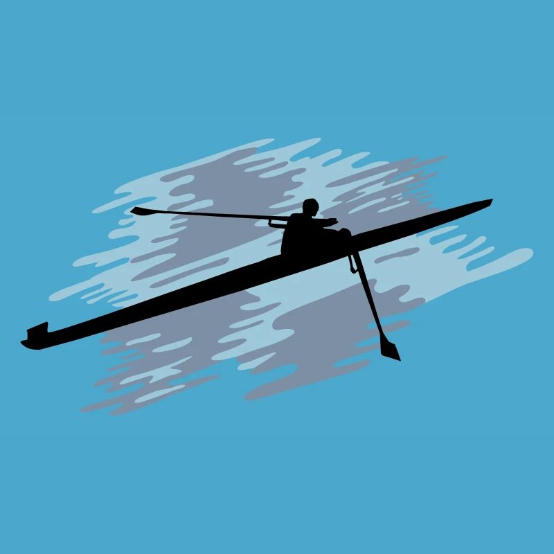 Rowing 1er, One rowing man