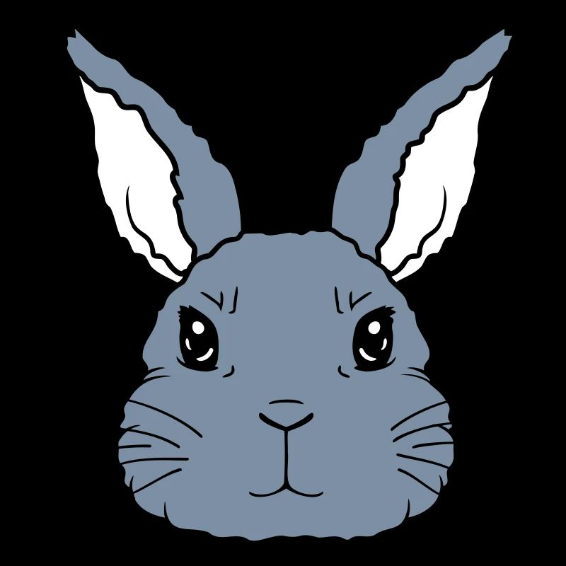 Niedlicher kleiner Hase Gesicht
