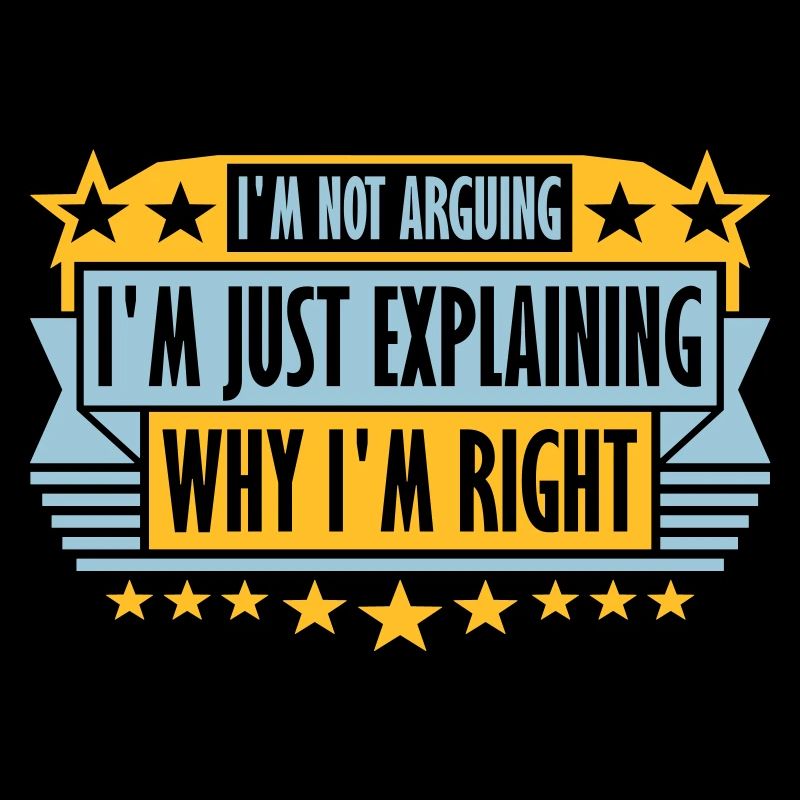 I m not arguing