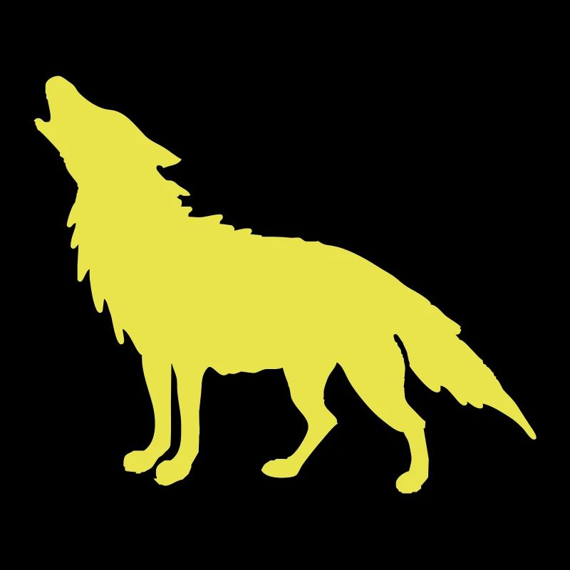 Heulender Wolf
