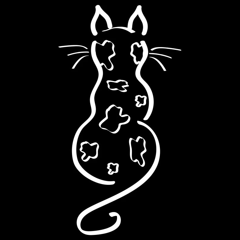 Écussons de dos Cat Minimalist Line Bengal