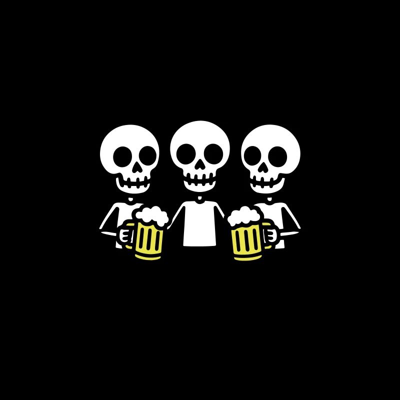 Skeleton Beer Party Team