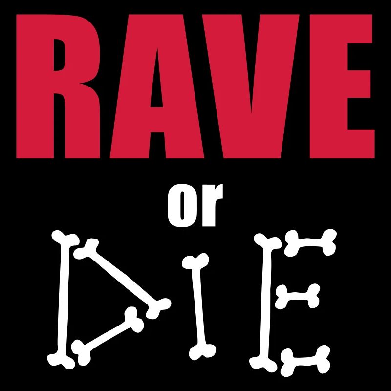 Rave or The Bones lettering