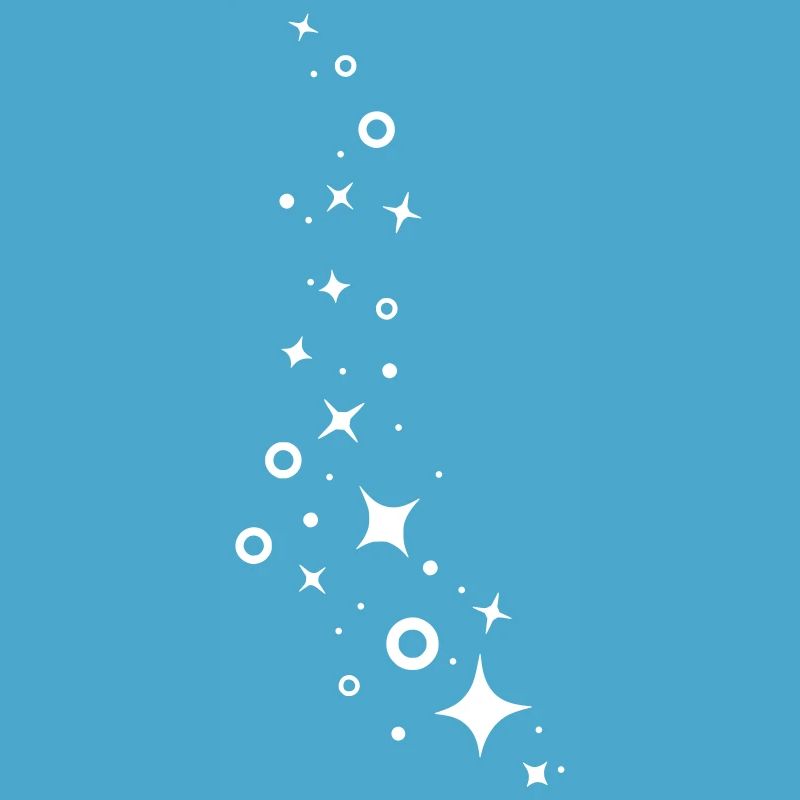 Glitzer Sterne Glitter Wolke Sternchen Dekor