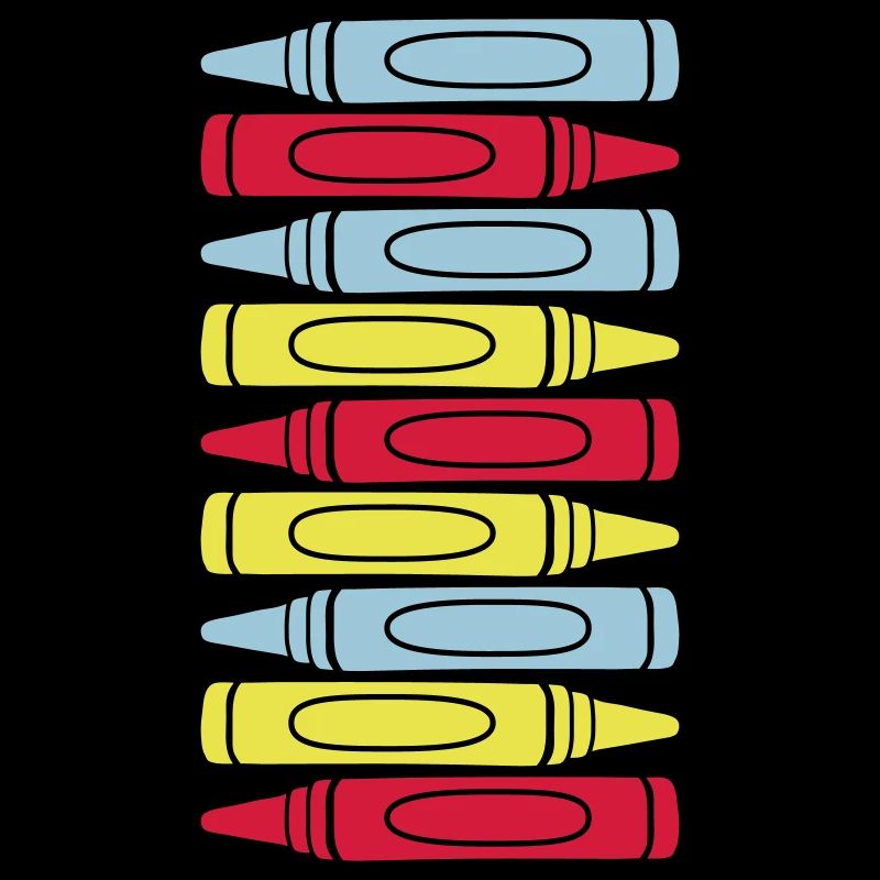 Beaucoup de crayons de cire cool design