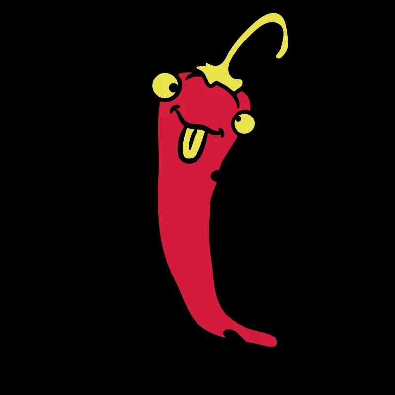 Chili Chilli Peperoni Scharf Lustig Comic