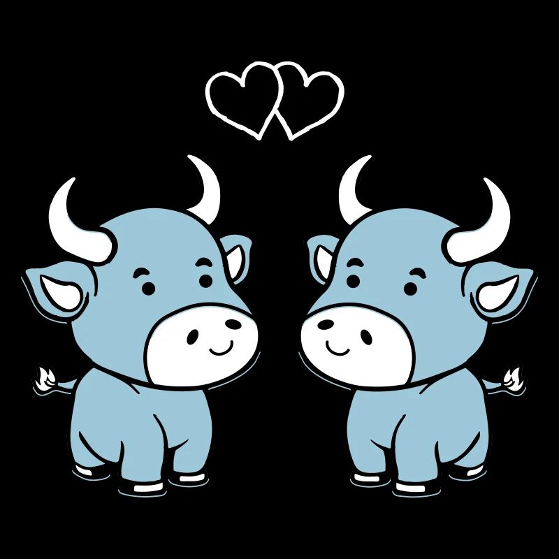 vache bébé amour