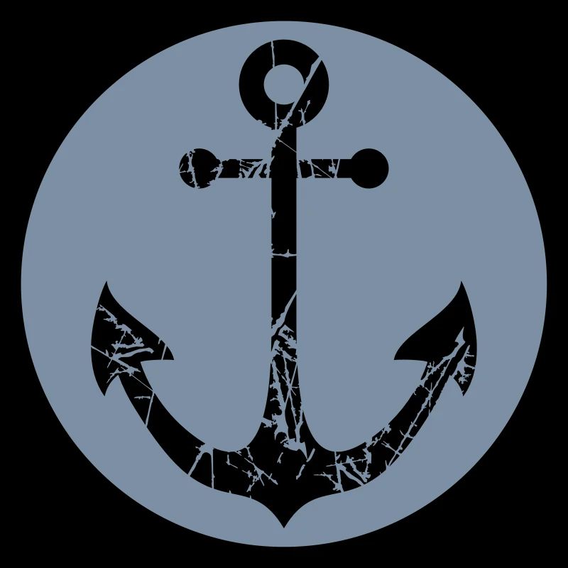 kreis rund risse kratzer anker boot schiff schwimm