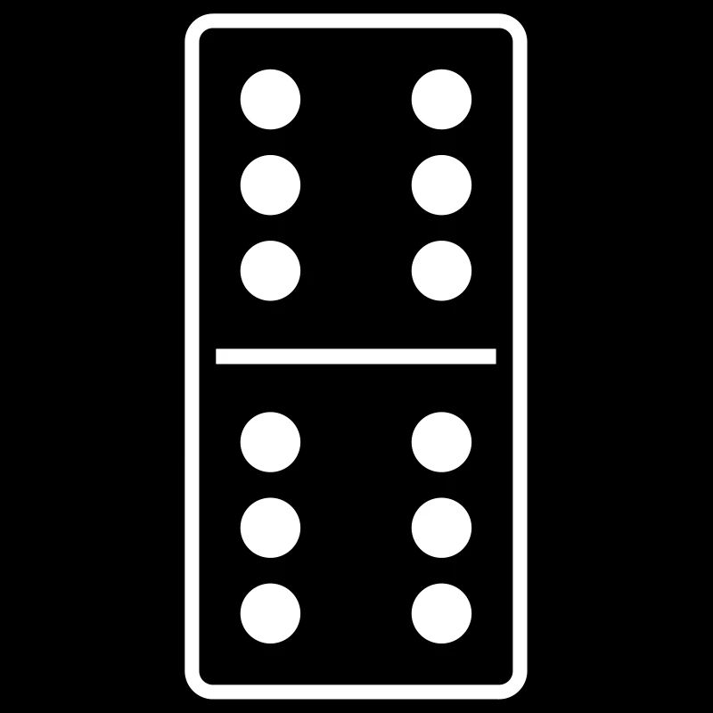 DOMINO STONE 6:6 - VARIABLE COLOR - VECTOR DESIGN!