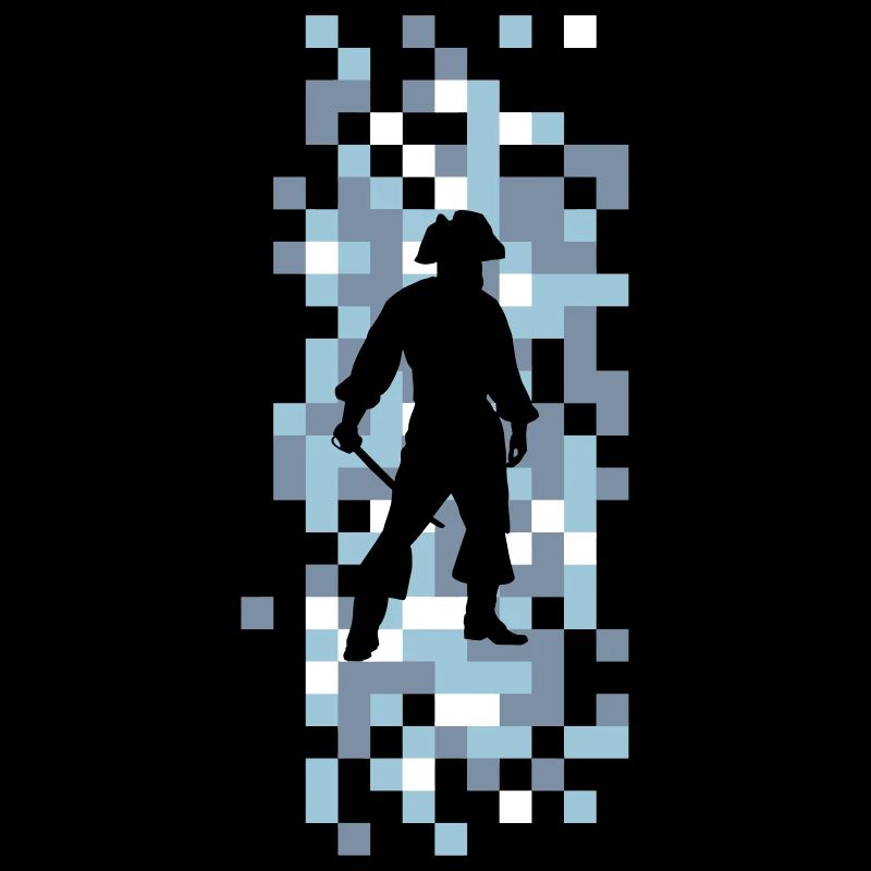 pirate tile pattern abstract motif graphic gift