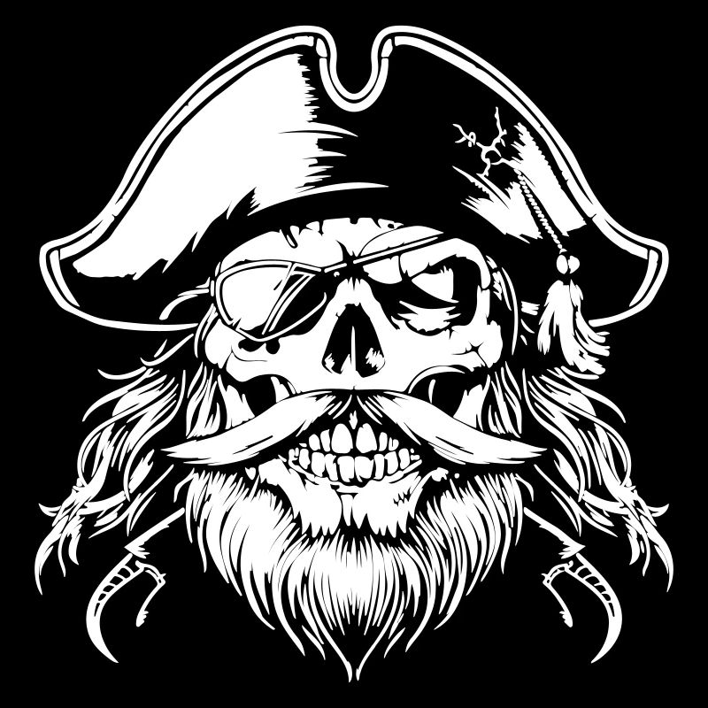 crâne de pirate