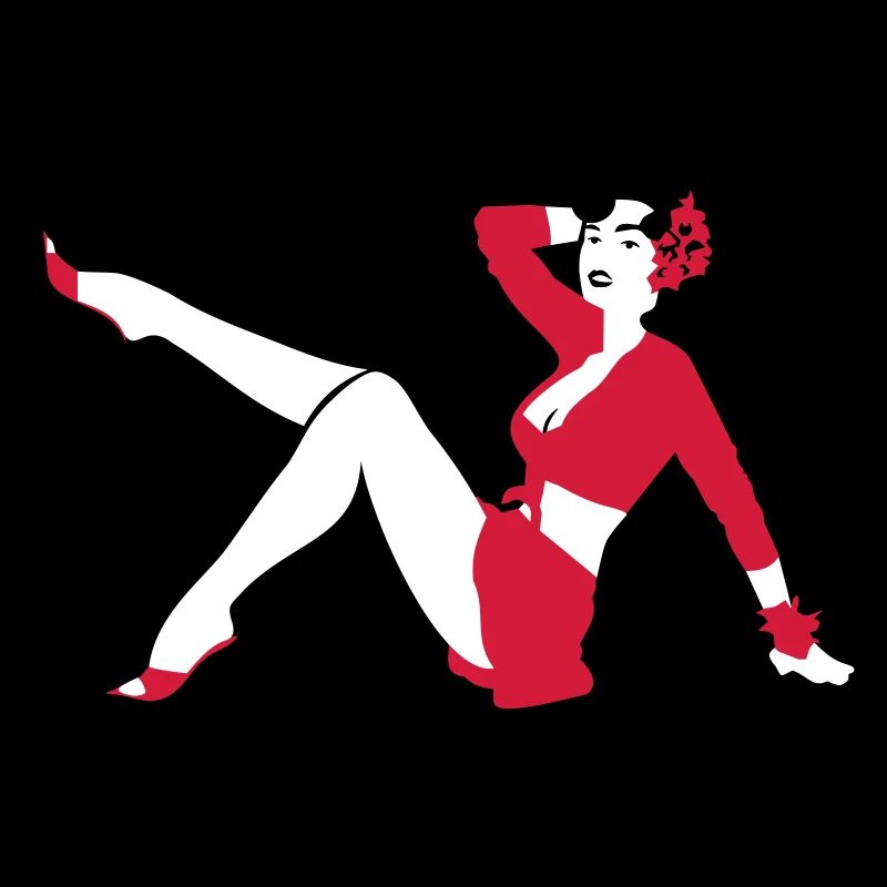 Pin-up de style rétro