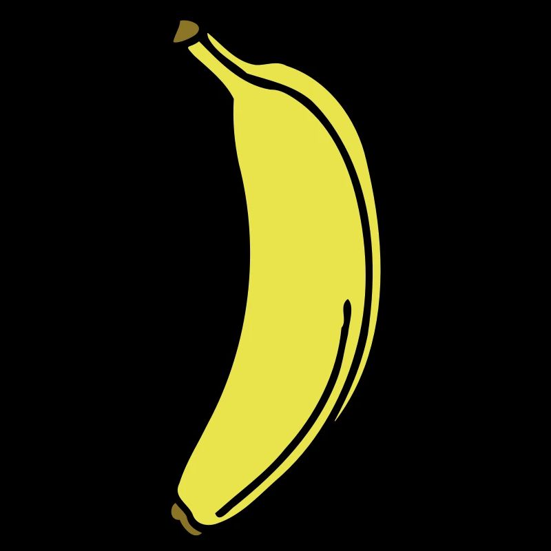 Banane - 3 Farb Vektor
