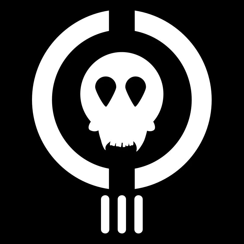 Außerirdischer Schädel / alien power skull (1c)