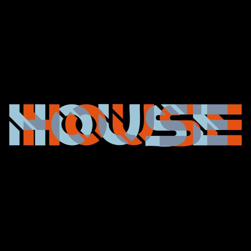 Logo de l’effet 3D de la maison