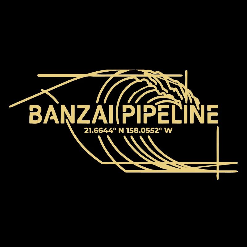 Banzai Pipeline Surf Wave Art