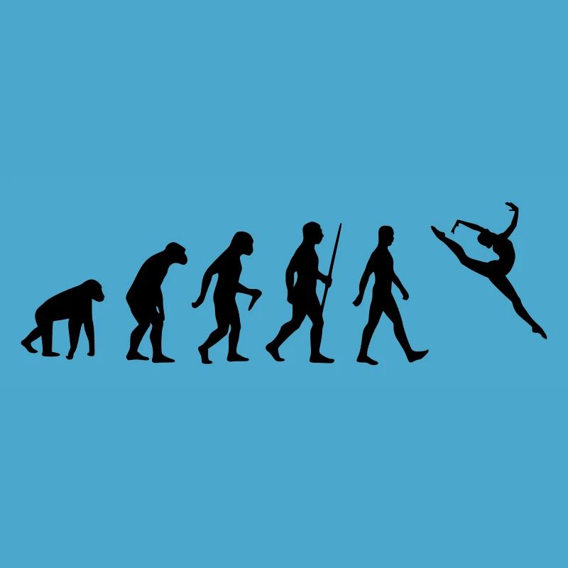 Evolution Human Monkey Ape Human - Ballet, Dancing