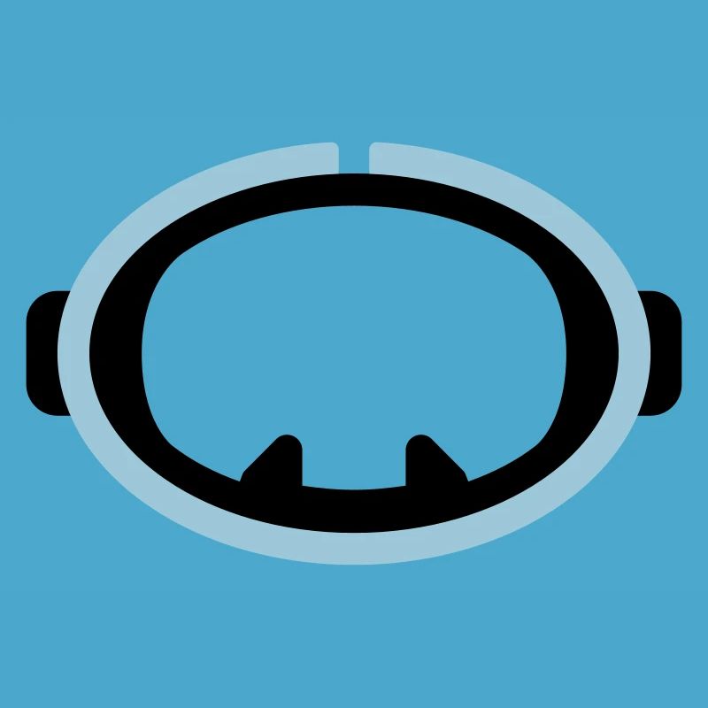 retro diving logo
