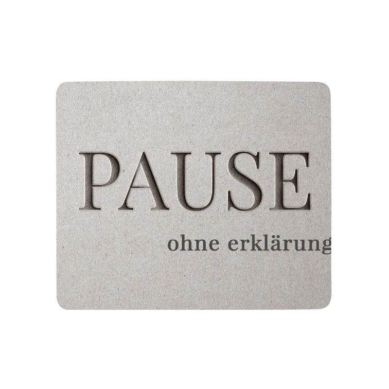 Pause – ohne Erklärung