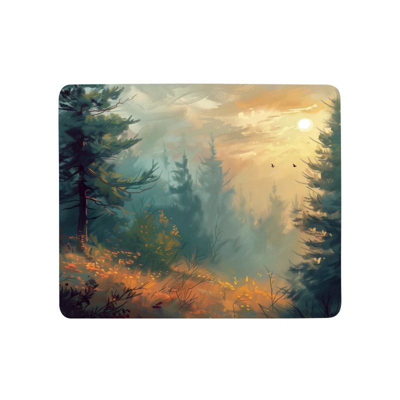 Waldlandschaft Illustration Poster