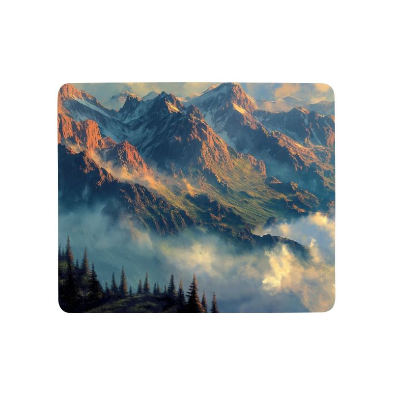 Berglandschaft Illustration Poster