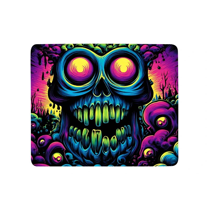 Glühender psychedelischer Schädel