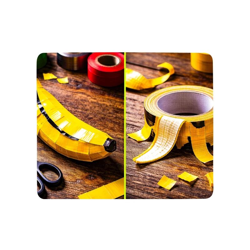 Yellow Tape Bananenkunst