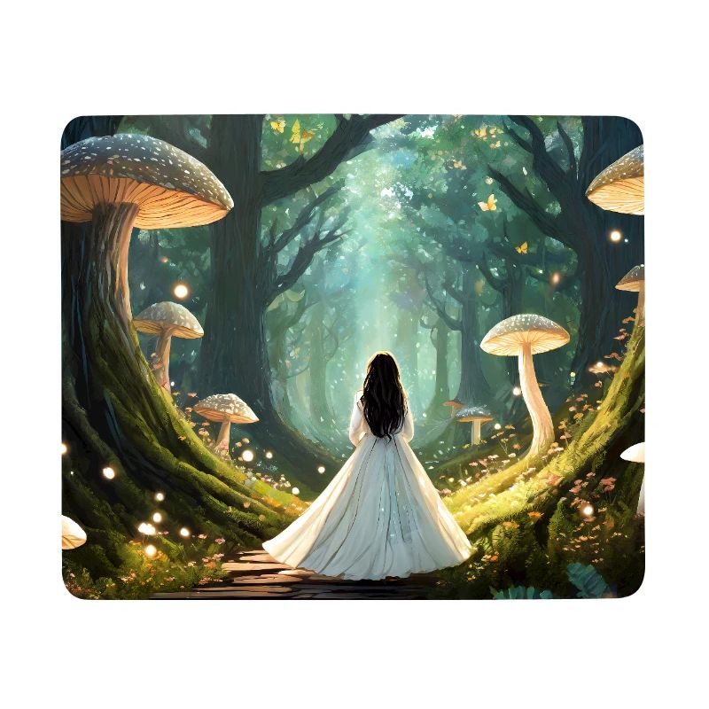 Märchenwald mit Pilzen 