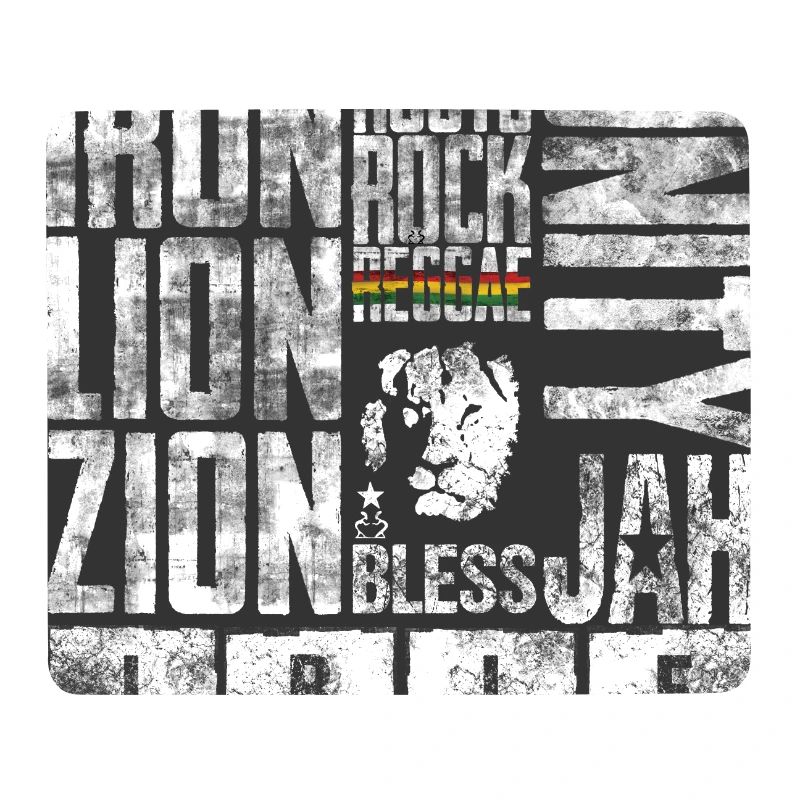 Löwenmotive mit Reggae-Elementen
