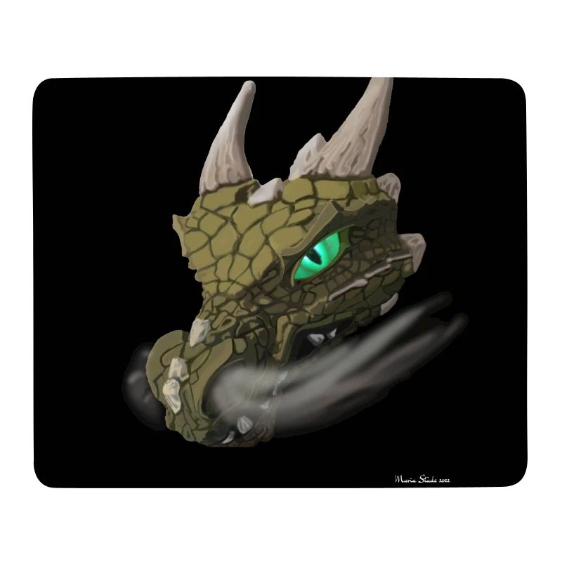 Drachen rauchen heißes Poster