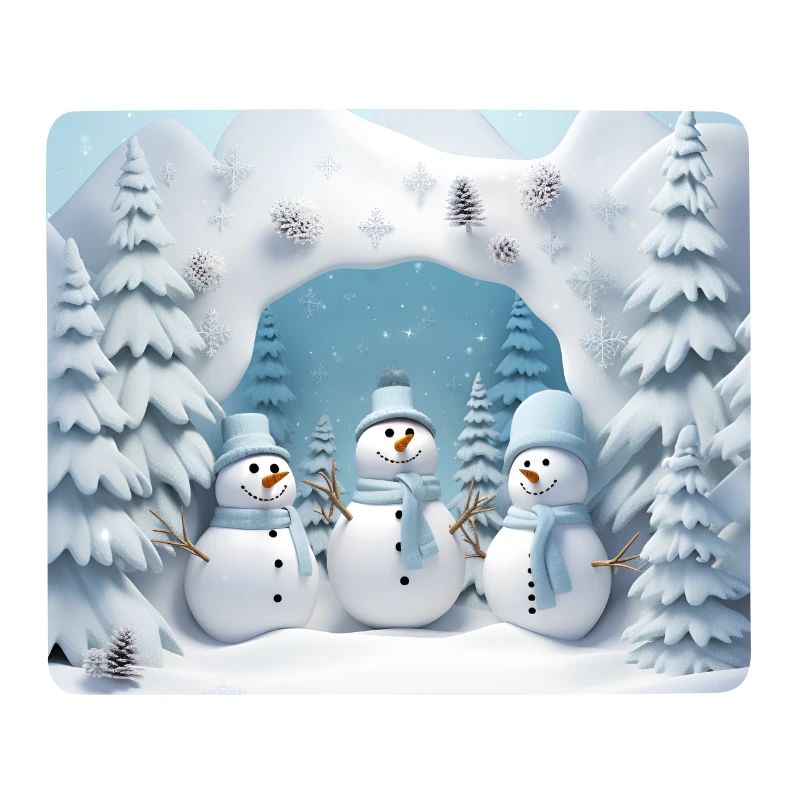 3 kleine Schneemänner