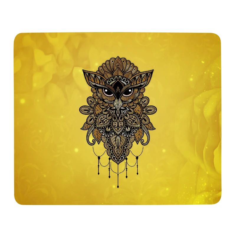 Elegante goldene Steampunk-Eule.