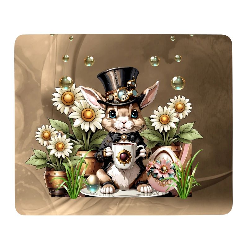 Ce mignon lapin de Pâques Steampunk est là