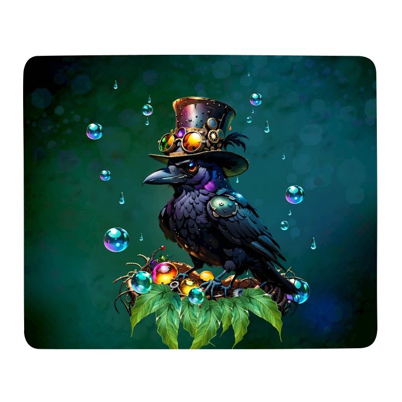 Fantastischer Steampunk-Rabe