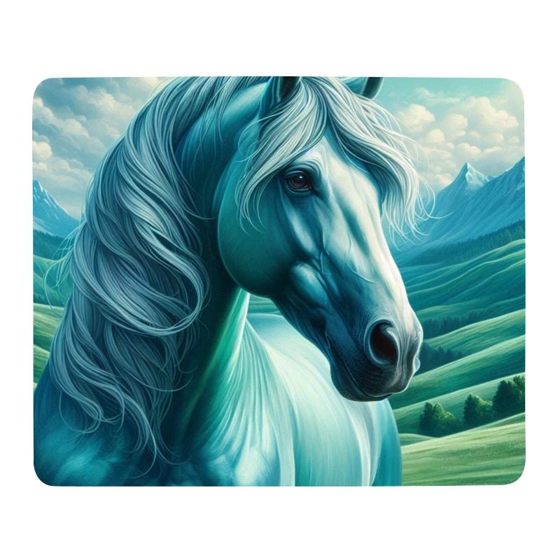 Blaues Pferd