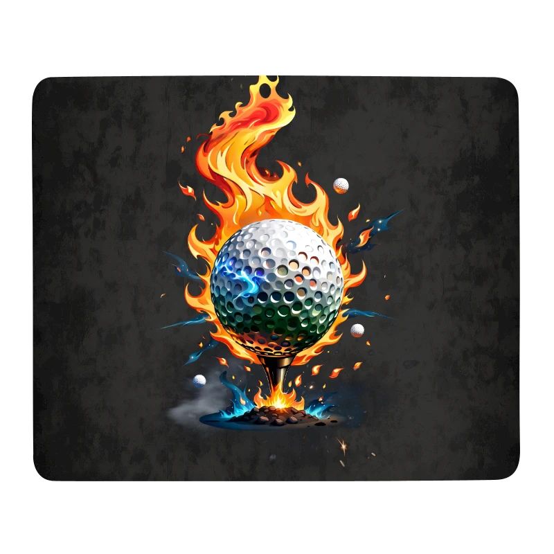 Glänzend weißer Golfball