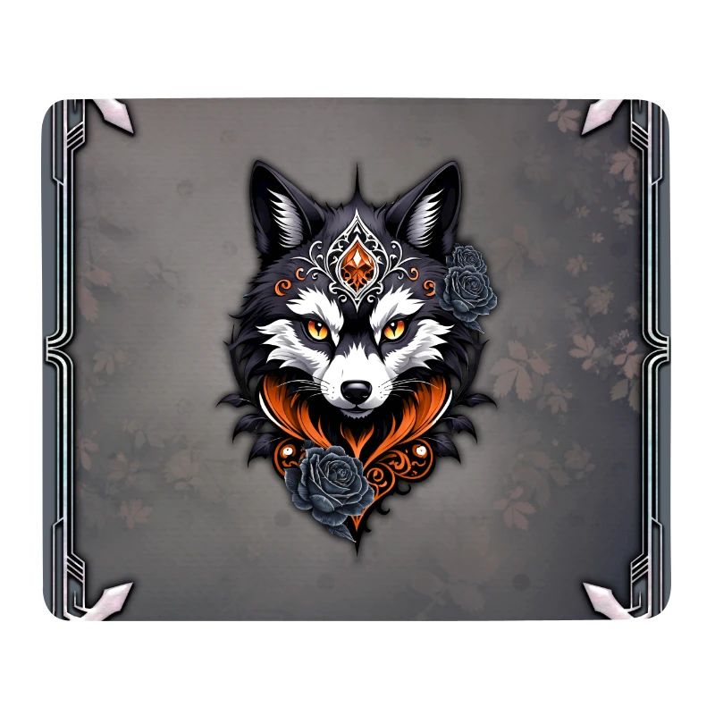 Majestätischer Wolfskopf,