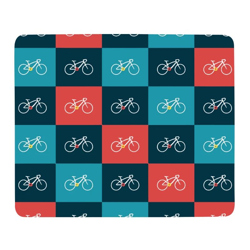 Vibrant Bicycle Pattern Artwork