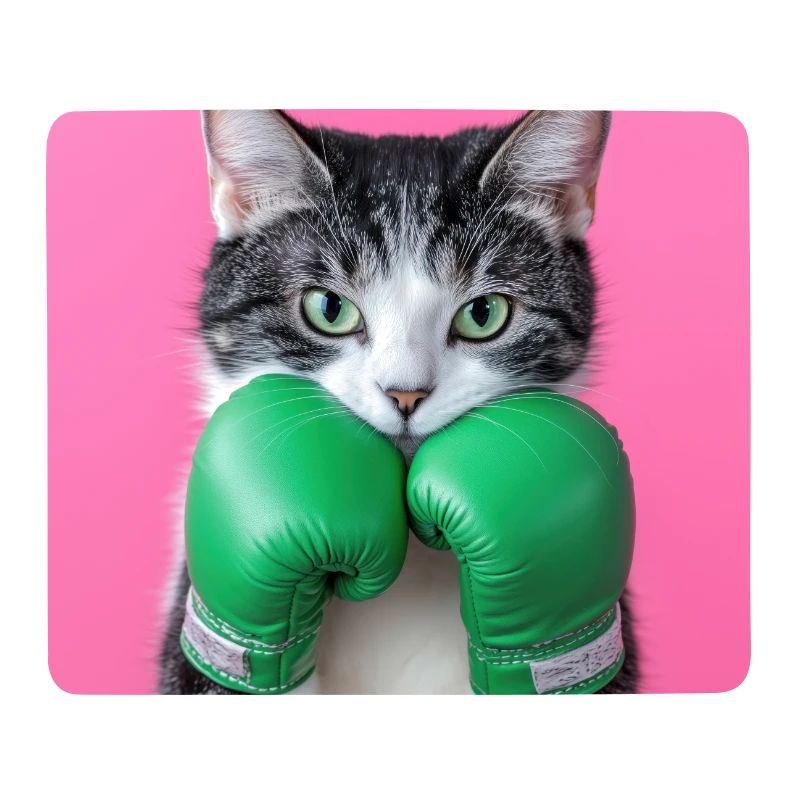 Grüner Punch: Boxerkatze Deluxe