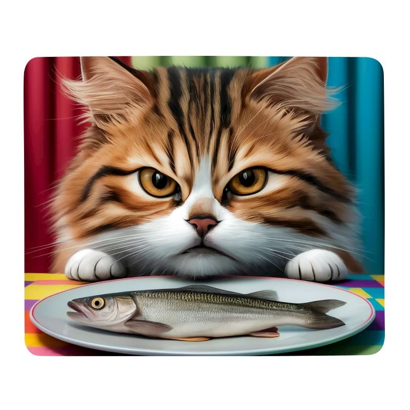 Katze mit Fisch