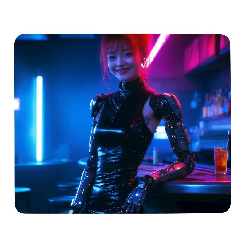 N-dless Nights: Cyberpunk-Mädchen in einer Bar