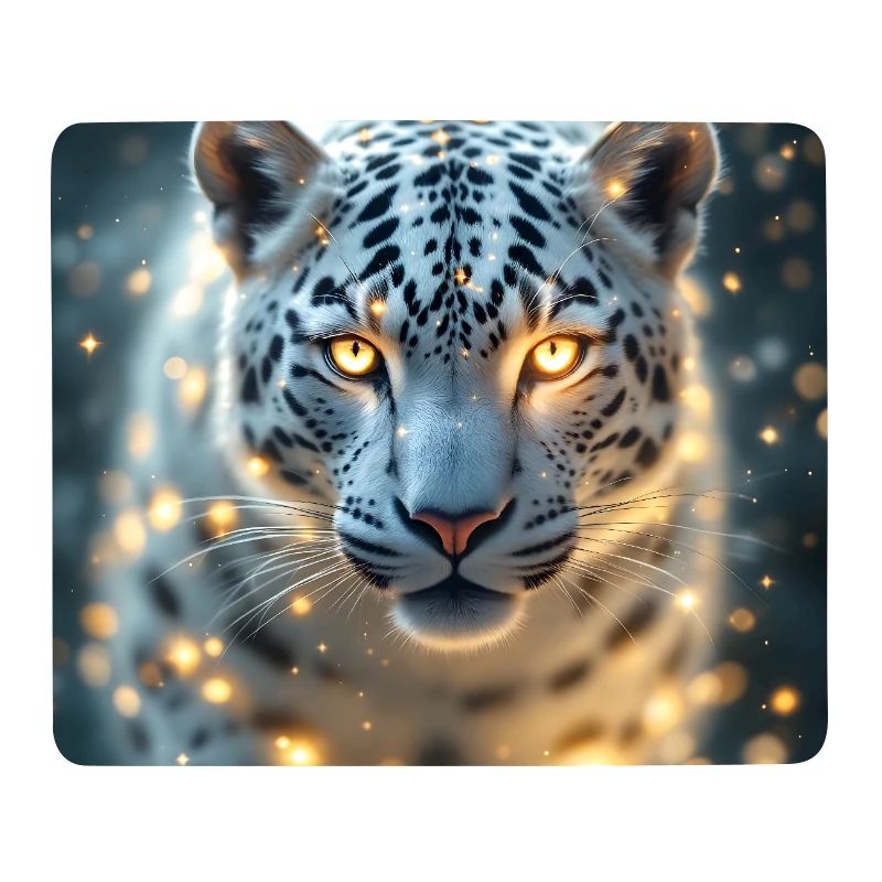 Krafttier Weisser Leopard