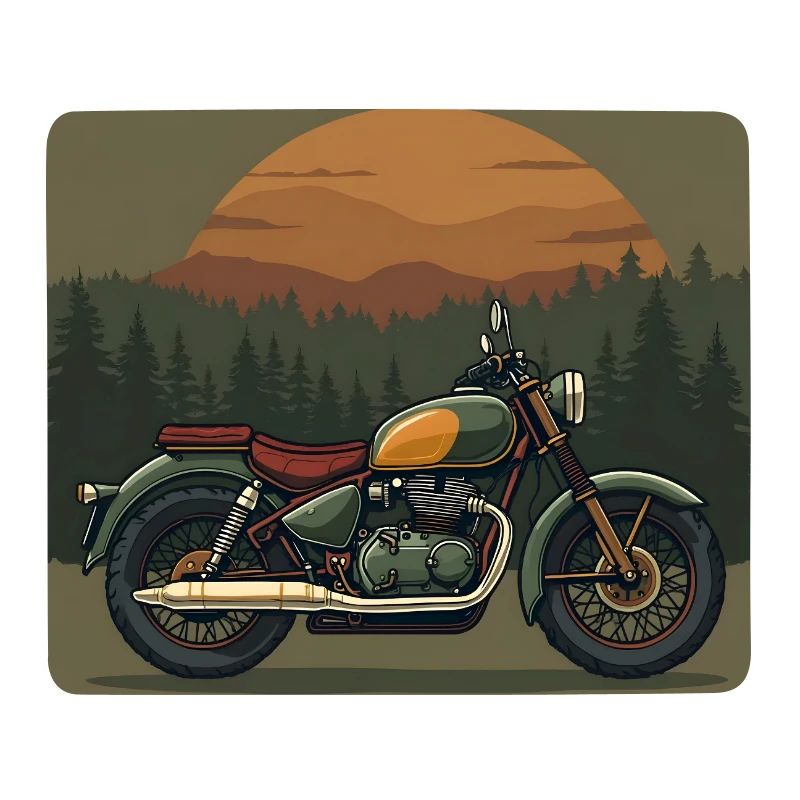 Quiet-Luxury Motorcycle Icon
